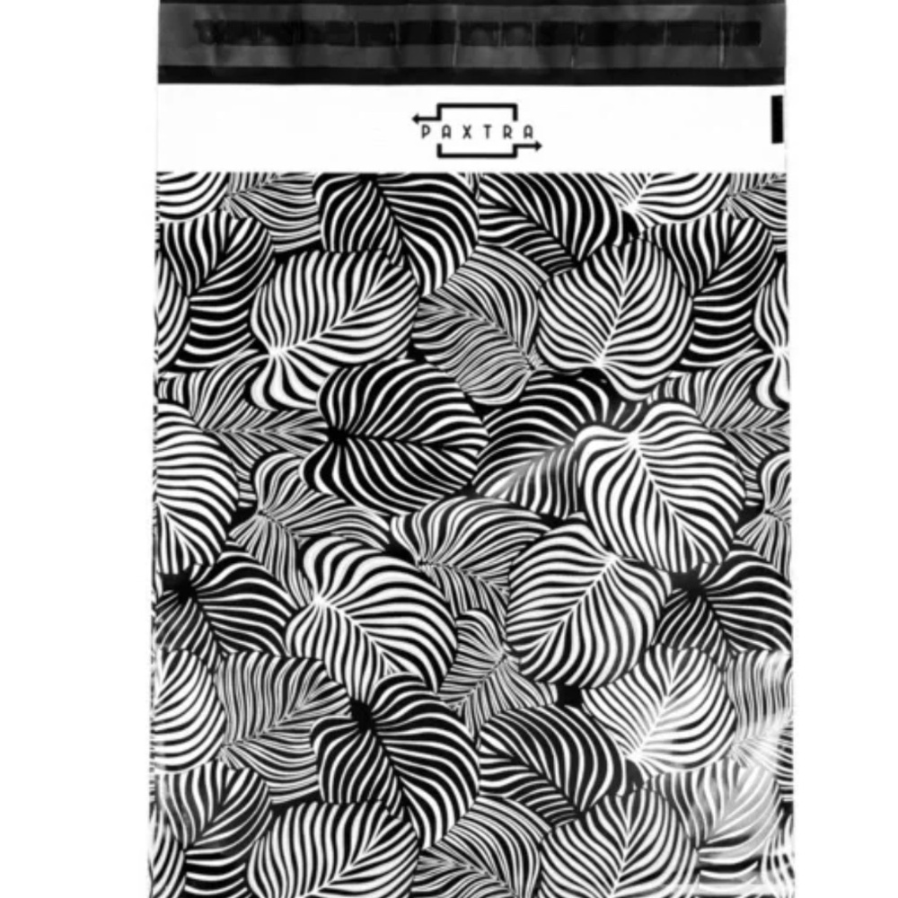 50 10x13 black designer polymailers envelopes shipping bag new mailers package